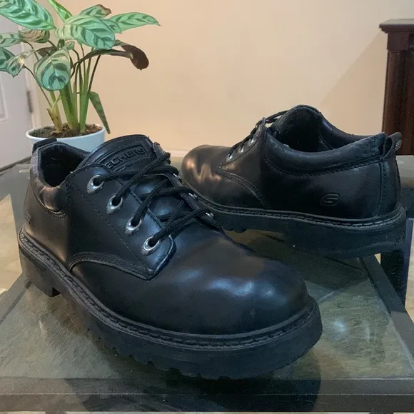 SKECHERS| VINTAGE LEATHER OXFORDS