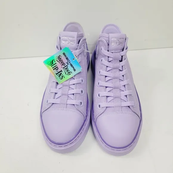Skechers x Snoop Dogg Pastel Purple Slip On Snoop One Boss Life Canvas Sneaker 7
