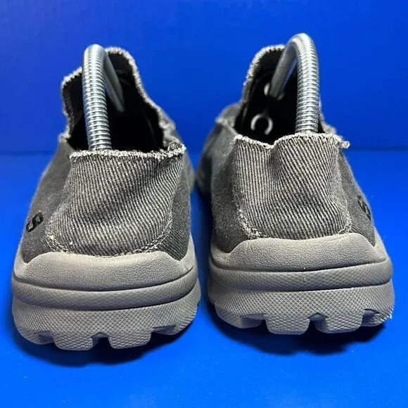 Sketchers Mens Superior Relaxed Fit Canvas Grey Slip On Loafers10.5