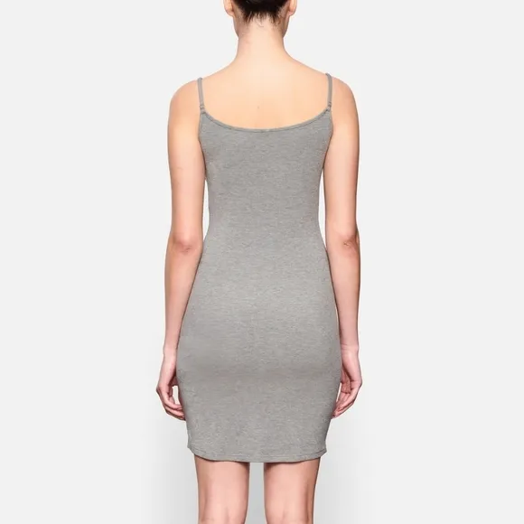 SKIMS SOFT LOUNGESLIP DRESS NWOT XS Heather Gray