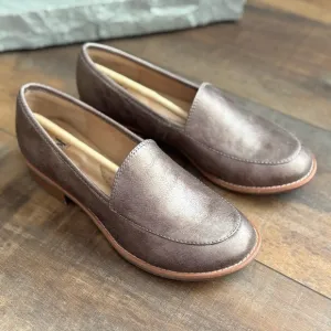 Sofft Women’s Size 6.5 Napoli Bronze Leather Loafer Slip On Shoe