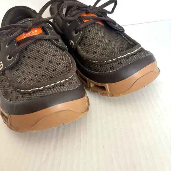 SoftScience The Fin 2.0 Men's Fishing Boating Shoes Brown Tan Lightweight Size 7