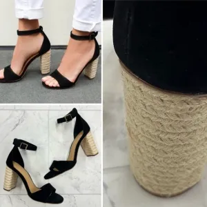 Soludos Tall Capris Leather/Suede Heels Size 6