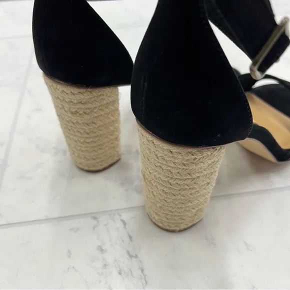 Soludos Tall Capris Leather/Suede Heels Size 6
