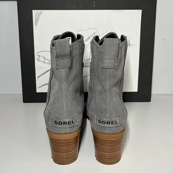 SOREL Cate Waterproof Lace-UpLug Sole Booties Women’s Size 8.5 EU 38.5