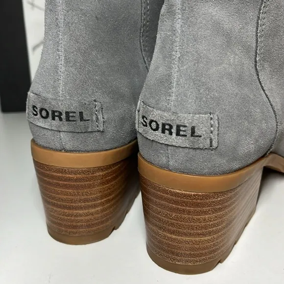 SOREL Cate Waterproof Lace-UpLug Sole Booties Women’s Size 8.5 EU 38.5
