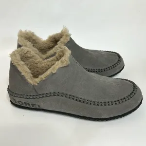 Sorel Manawan Men’s Grey Suede Slippers