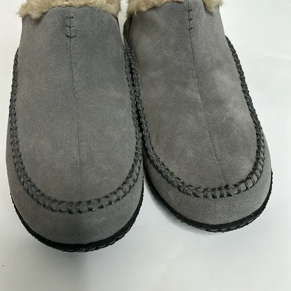 Sorel Manawan Men’s Grey Suede Slippers