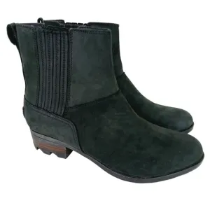 Sorel SZ 8.5 Lolla Chelsea Boot Suede Black