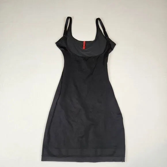 Spanx Open Bust Slip Slimplicity Built In Panty Sleek Compression 990 Womens S