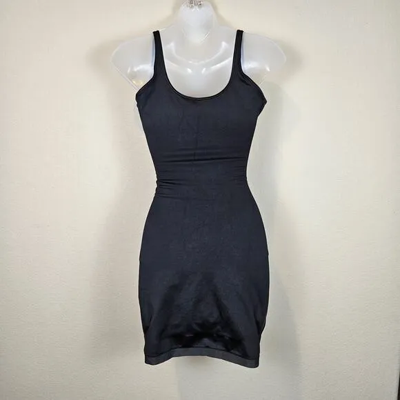 Spanx Open Bust Slip Slimplicity Built In Panty Sleek Compression 990 Womens S