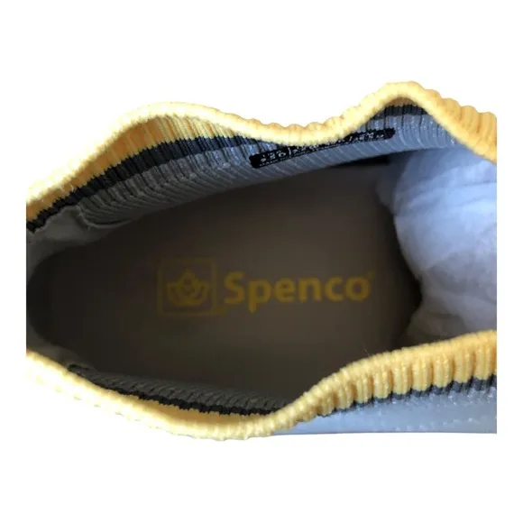 Spenco Pure Love Glacier Grey Stretch Knit Orthotic Support Shoes Size 9.5D NIB