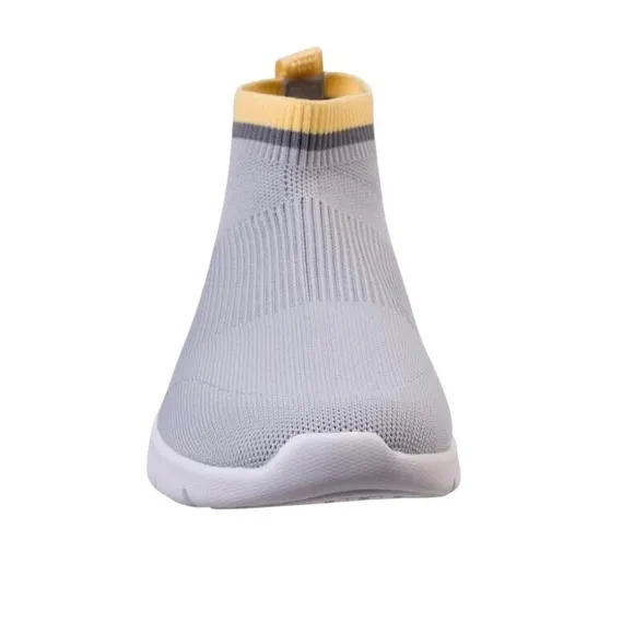 Spenco Pure Love Glacier Grey Stretch Knit Orthotic Support Shoes Size 9.5D NIB