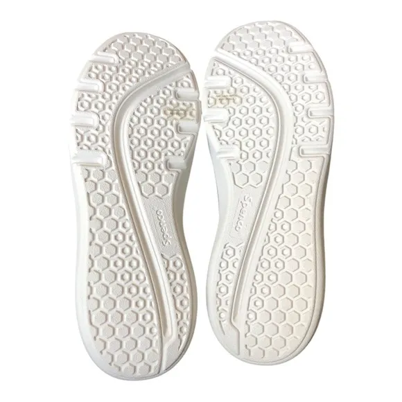 Spenco Pure Love Glacier Grey Stretch Knit Orthotic Support Shoes Size 9.5D NIB
