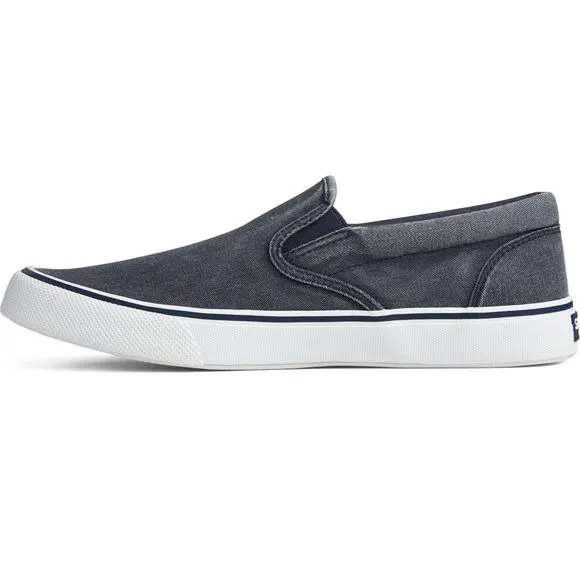 SPERRY MENS FOOTWEAR MEN'S STRIPER II SLIP ON SNEAKER, SW NAVY, 9