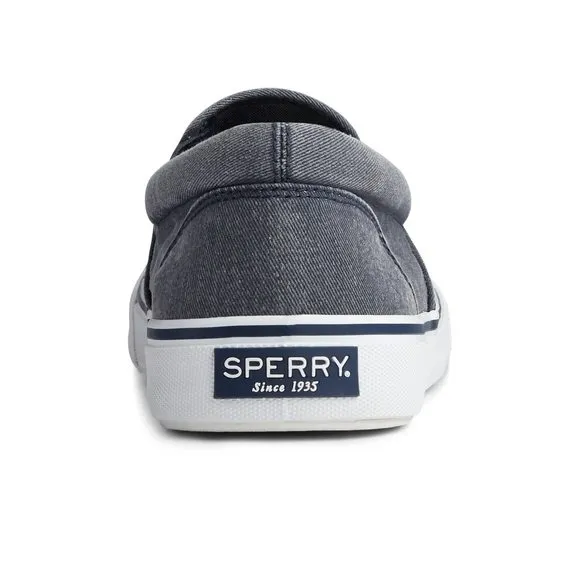 SPERRY MENS FOOTWEAR MEN'S STRIPER II SLIP ON SNEAKER, SW NAVY, 9