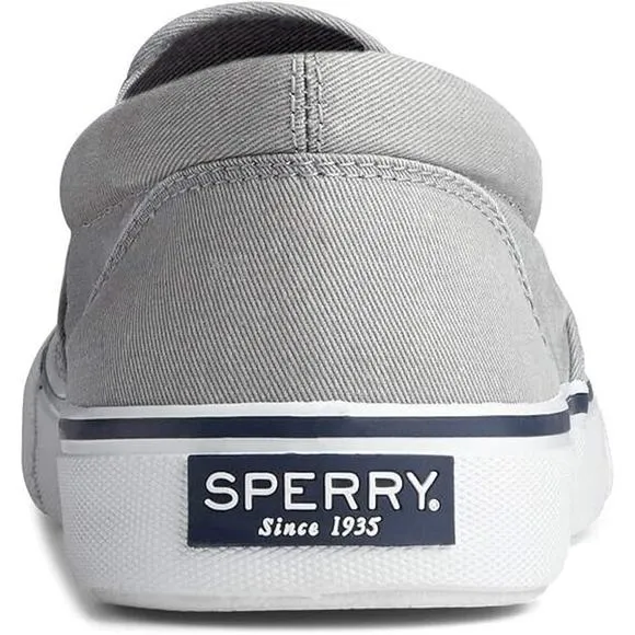Sperry Men's Striper II Slip-On Sneaker Grey Size 14