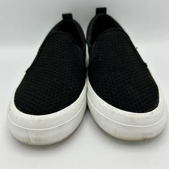 Sperry Top-Sider Memory Form Black Perforated  Slip-On Loafer Comfort Size 6.5