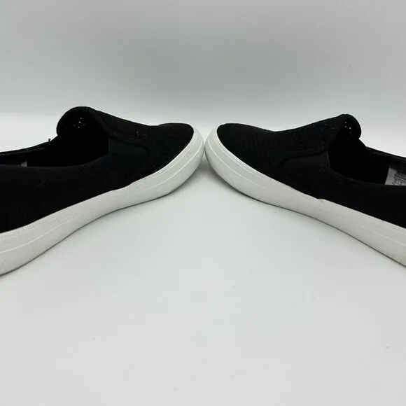 Sperry Top-Sider Memory Form Black Perforated  Slip-On Loafer Comfort Size 6.5