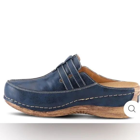 SPRING STEP HAPPY CLOGS-NAVY size 10.5