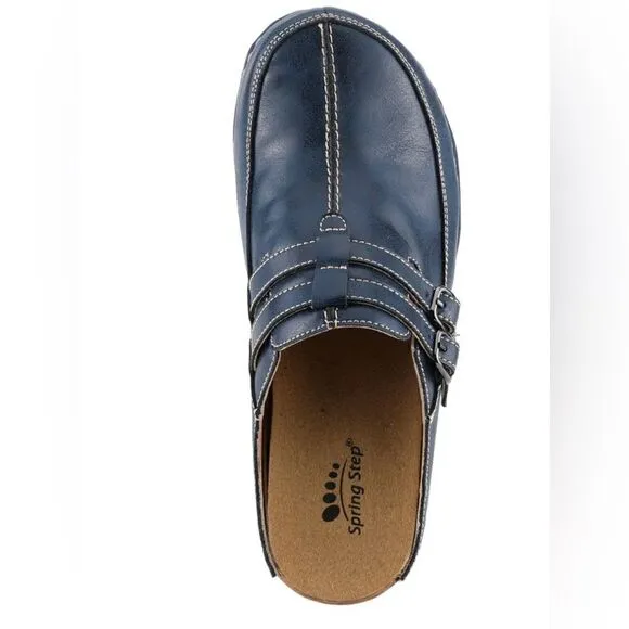 SPRING STEP HAPPY CLOGS-NAVY size 10.5