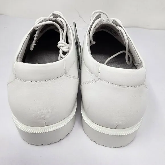 SR Max SRM3540 White Work Shoes 7.5 EW Slip Resistant Leather ASTM F3445-21 NEW