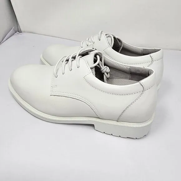 SR Max SRM3540 White Work Shoes 7.5 EW Slip Resistant Leather ASTM F3445-21 NEW