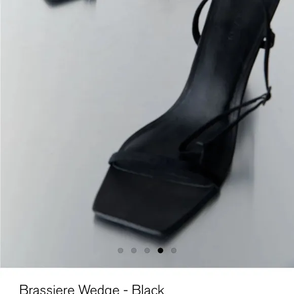 St. Agni Brasserie Strappy Wedge Heel Slides NWT