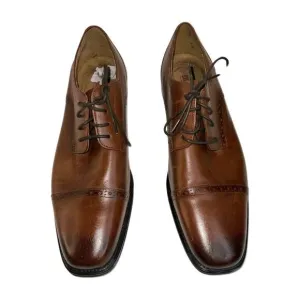 Stacy Adam Memory Foam Brown Lace Up Leather Oxfords Size 12M