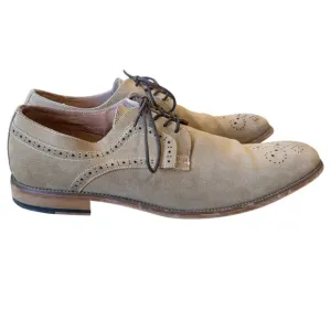 Stacy Adams Dunstan Suede Leather Casual Tan Oxfords Men's Size 14M