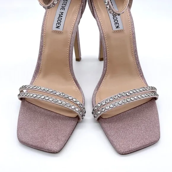 Steve Madden Blush Collette Strappy Stiletto Heels