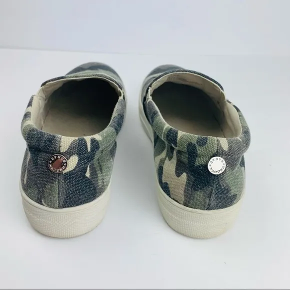 Steve Madden Camo Gills Platform Slip On Sneakers