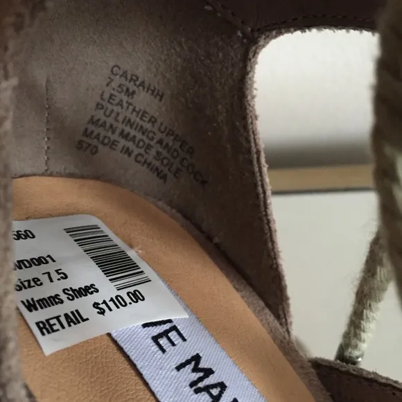 STEVE MADDEN Carah Sandal Heels NEW