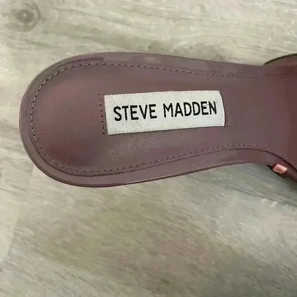 STEVE MADDEN Pance Clear PVC Purple 8