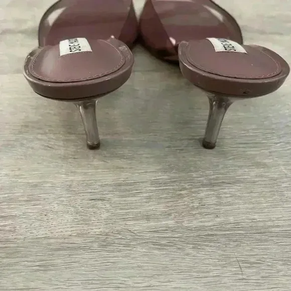 STEVE MADDEN Pance Clear PVC Purple 8