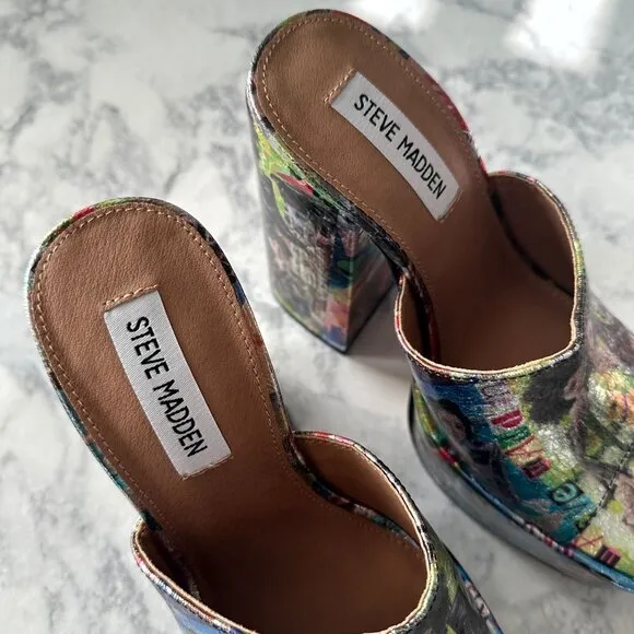 Steve Madden Trixie Platform Heels in Multi