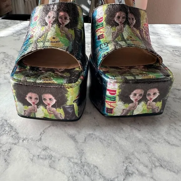 Steve Madden Trixie Platform Heels in Multi
