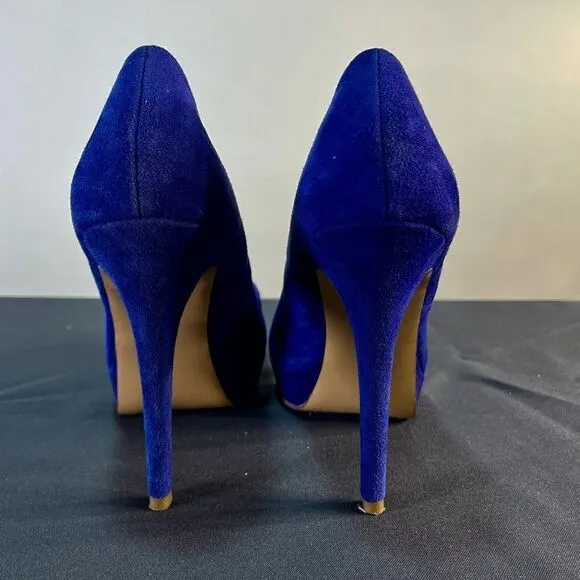 Steve Madden Blue Suede Heels
