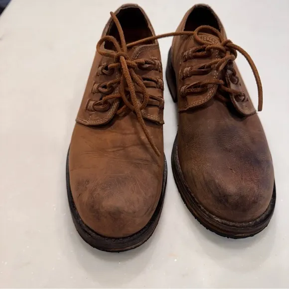 Stone Ridge original Rovers Mens brown leather oxford Shoes Sz US 10 EU 43