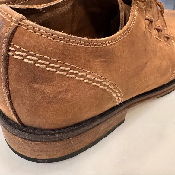 Stone Ridge original Rovers Mens brown leather oxford Shoes Sz US 10 EU 43