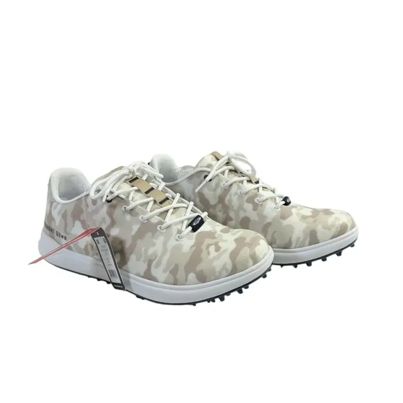 Straight Down 9 Men’s Defender Shoe CAMO STONE Golf Shoes