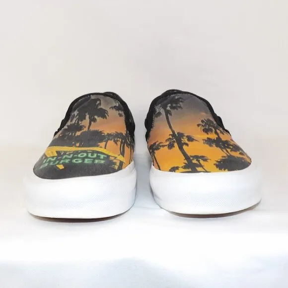 Straye RARE In-N-Out Burger California Dreaming Slip on Canvas Shoe Size 10