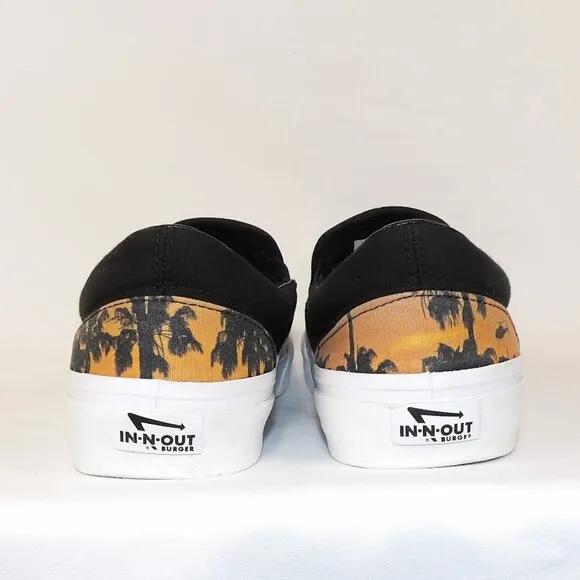 Straye RARE In-N-Out Burger California Dreaming Slip on Canvas Shoe Size 10