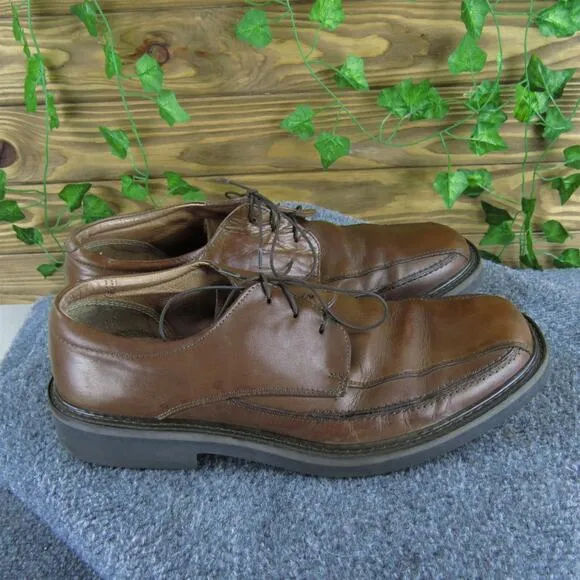 Structure Men's Derby Oxfords Brown Leather Size 10.5 Medium Used 2025