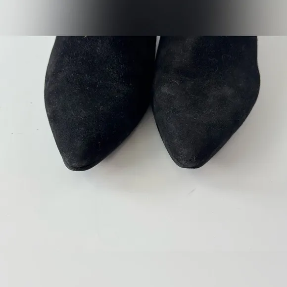 STUART WEITZMAN Black Suede 5050 Over The Knee Boot, Mid Heel Pointed Toe size10