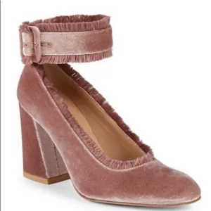 Stuart Weitzman Clarisa Block Heel Pump Mary Jane heels