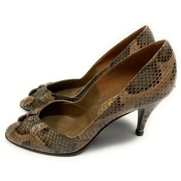 Stuart Weitzman for Mr Seymour Open Toe Pump