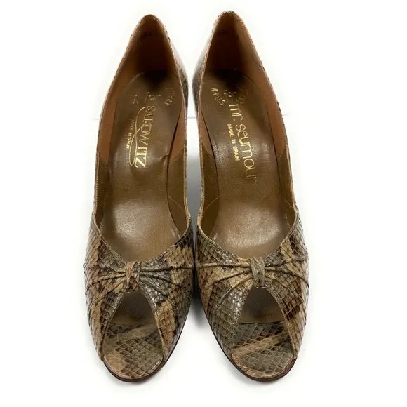 Stuart Weitzman for Mr Seymour Open Toe Pump