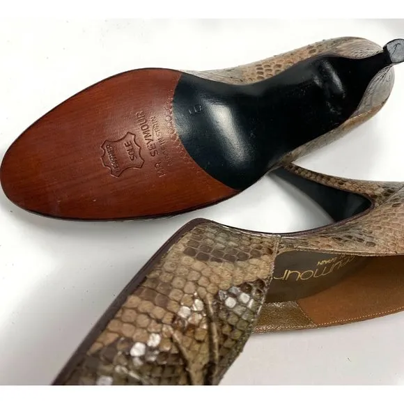 Stuart Weitzman for Mr Seymour Open Toe Pump