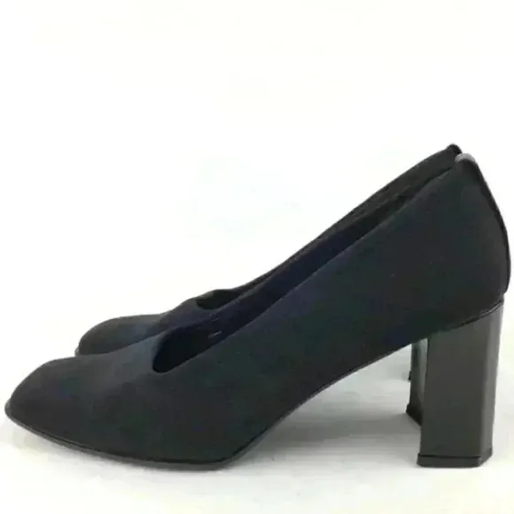 Stuart Weitzman Heels Size 7.5 AA Black Leather